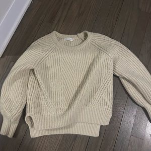 Cream sweater